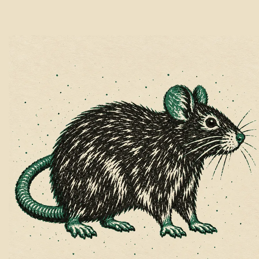 Cell 2, the OpenAI rat, printed in two inks